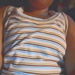 Zara Basic Collection Off-The-Shoulder Metallic Top Size M